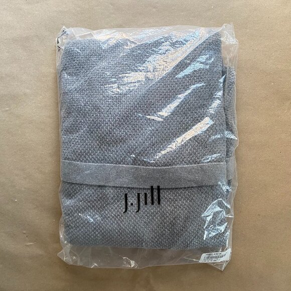 J. Jill Fringed Wrap Gray Cardigan - Picture 5 of 5